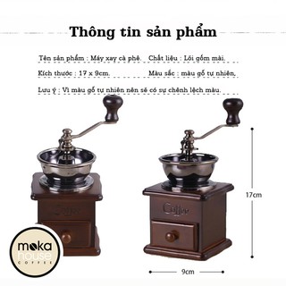Máy xay cà phê mini kiểu dáng cổ điển !!!
