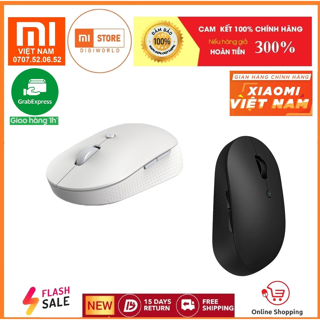 Chuột Xiaomi Mi Dual Mode Wireless Mouse Silent Edition - Hàng Chính Hãng