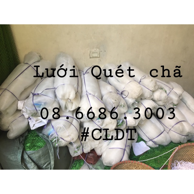 Lưới kéo cá (lưới quét cá) 10/2m / nặng 4kg - thu hoạch - câu đánh bắt cá - kéo tôm