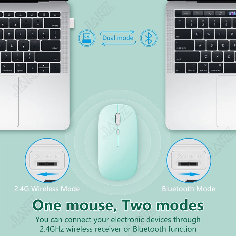 Chuột Bluetooth Không Dây 2.4Ghz noisy Sử Dụng Cho Văn Phòng