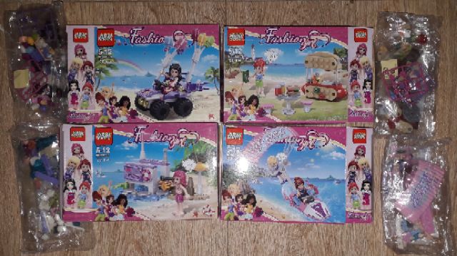 Lắp ráp 1 hộp Lego_Fashion Girl 66039 đi dã ngoại nhiều chi tiết bằng nhựa ABS rất đẹp