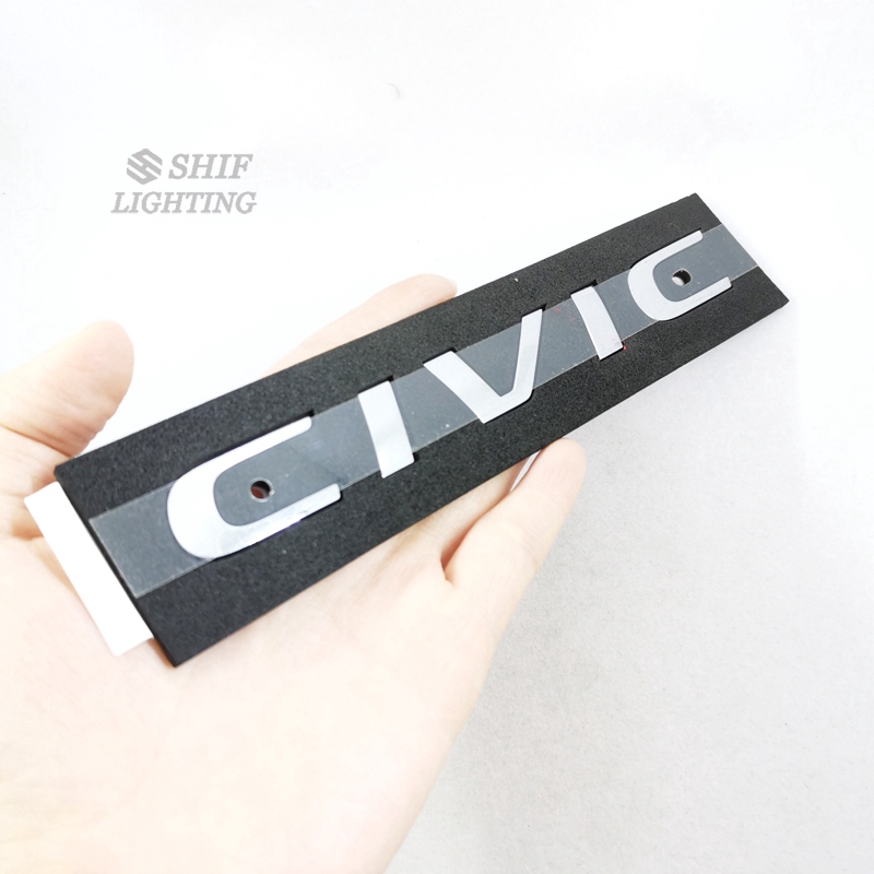 Đề can logo CIVIC bằng crom ABS thay thế cho xe hơi Honda CIVIC
