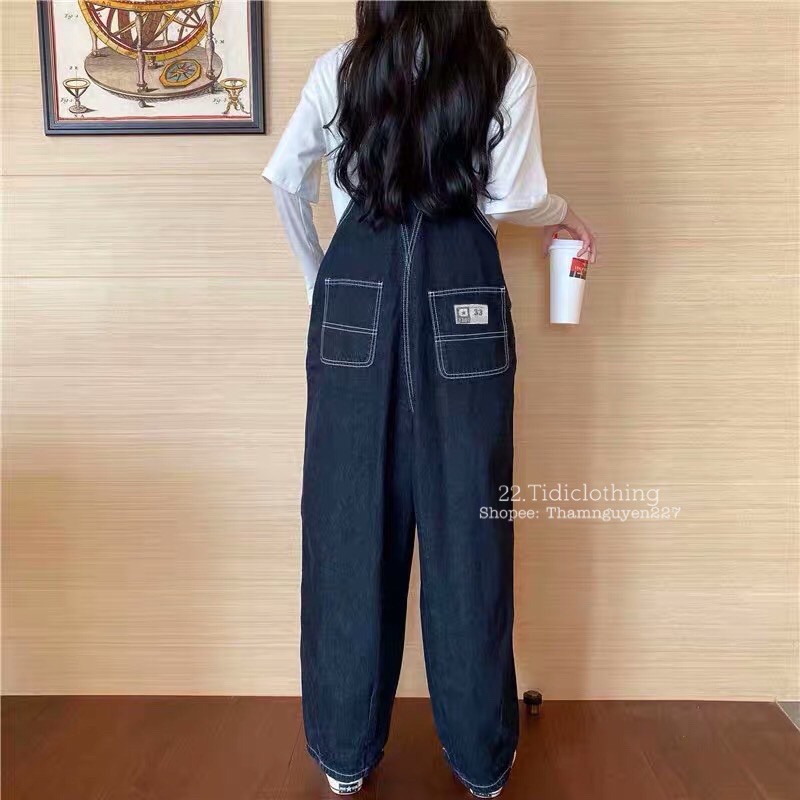 Quần yếm jeans ống suông make my way home có bigsize 5Xl,4Xl,3Xl,2Xl/ Style ulzzang/ order/ form rộng/ chất vải đẹp