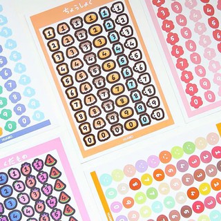 Sticker Dán Con Số
