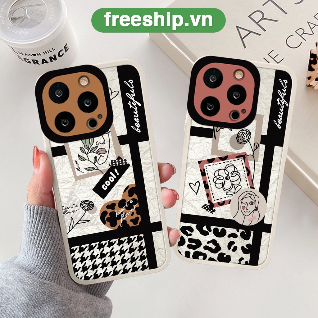 Ốp lưng iphone cạnh vuông lỗ camera beautiful 6s/6splus/7/7plus/8/8plus/x/xr/xs/11/12/13/pro/max/plus/promax-A4-5