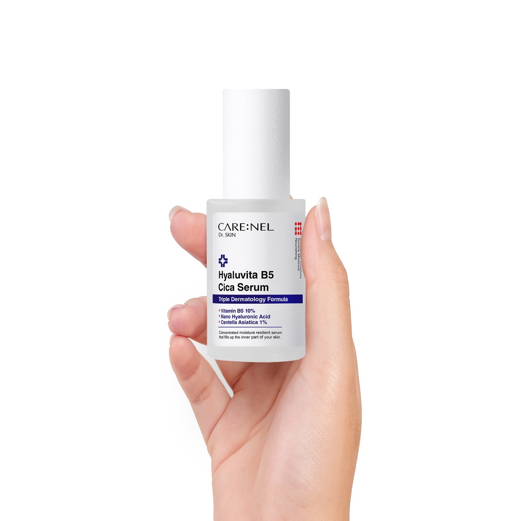 Tinh chất rau má vitamin b5 mờ thâm làm dịu và trắng sáng da Care:Nel Hyaluvita B5 Cica Serum 30ml