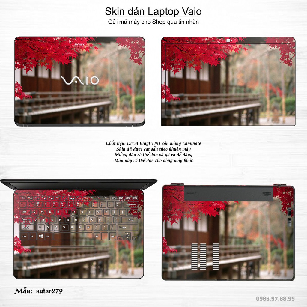Skin dán Laptop Sony Vaio in hình thiên nhiên nhiều mẫu 11 (inbox mã máy cho Shop)