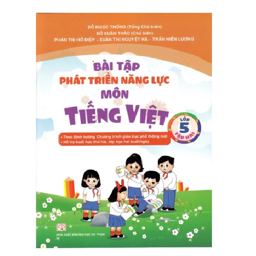 Combo sách - Bài tập phát triển năng lực môn Tiếng Việt lớp 5 (tập 1+2)