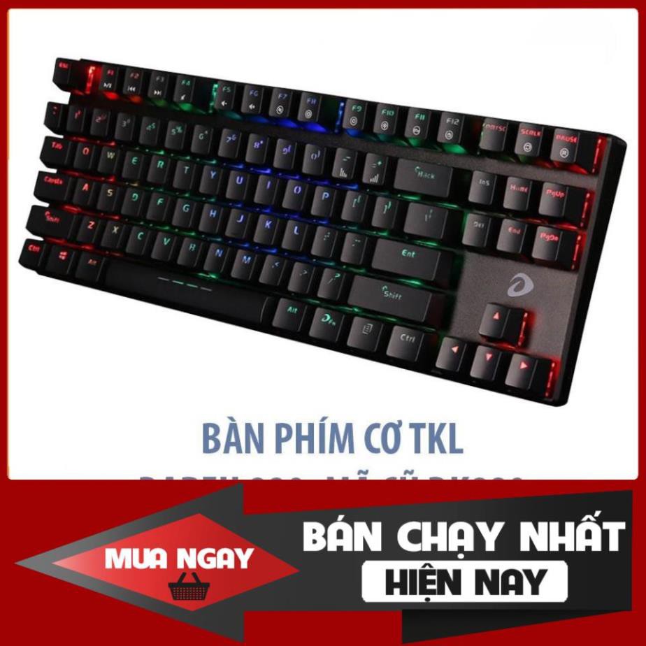 Bàn phím cơ Gaming DAREU DK880 87KEY (RGB, Blue/ Brown/ Red D switch)-Bản mới EK880