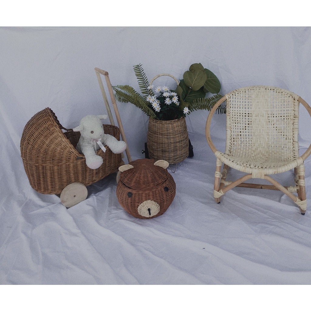 Khinh khí cầu mây trang trí nhà cửa, phụ kiện chụp hình, decor ,có ảnh thật