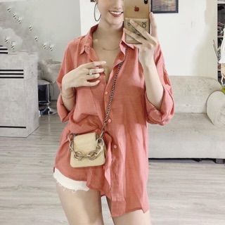 ÁO SƠMI LINEN FORM RỘNG