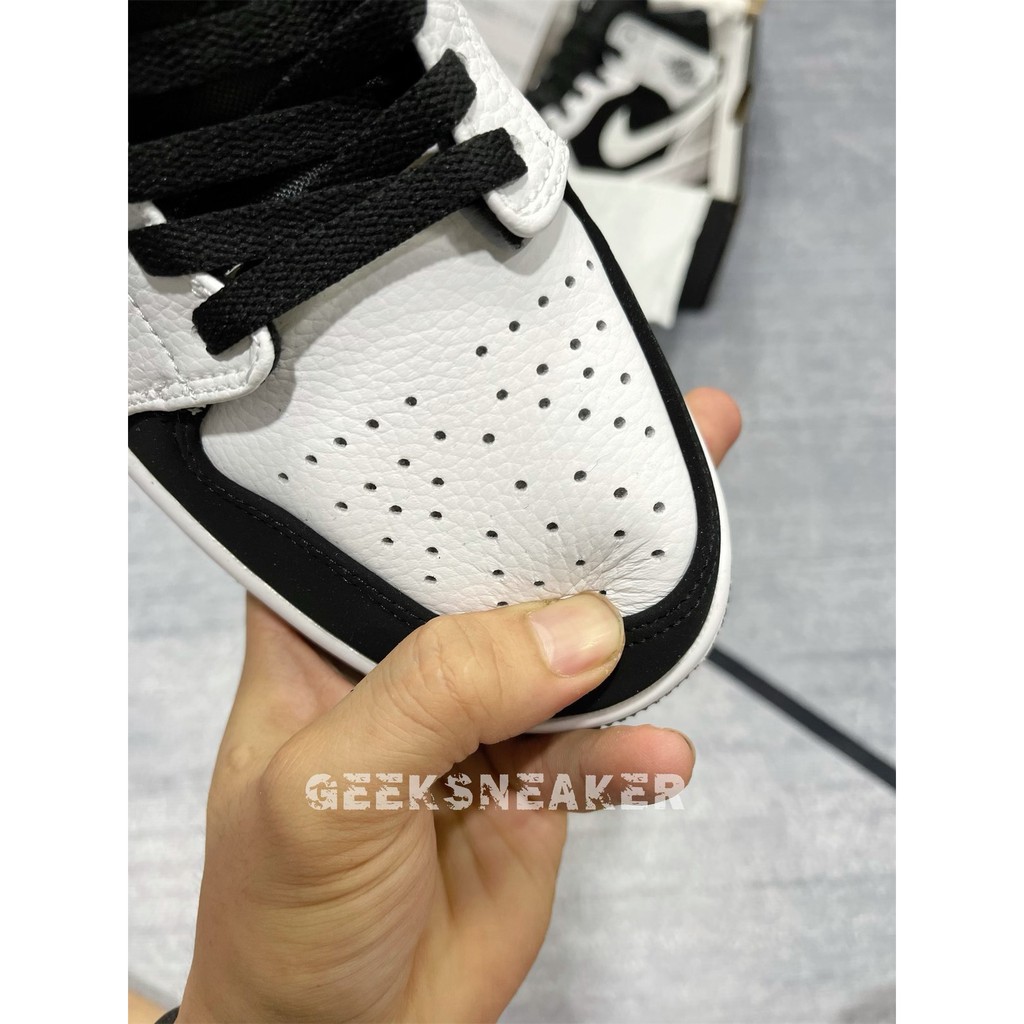 [GeekSneaker] Giày Thể Thao * Sneaker Jordan 1 Mid White Black | BigBuy360 - bigbuy360.vn