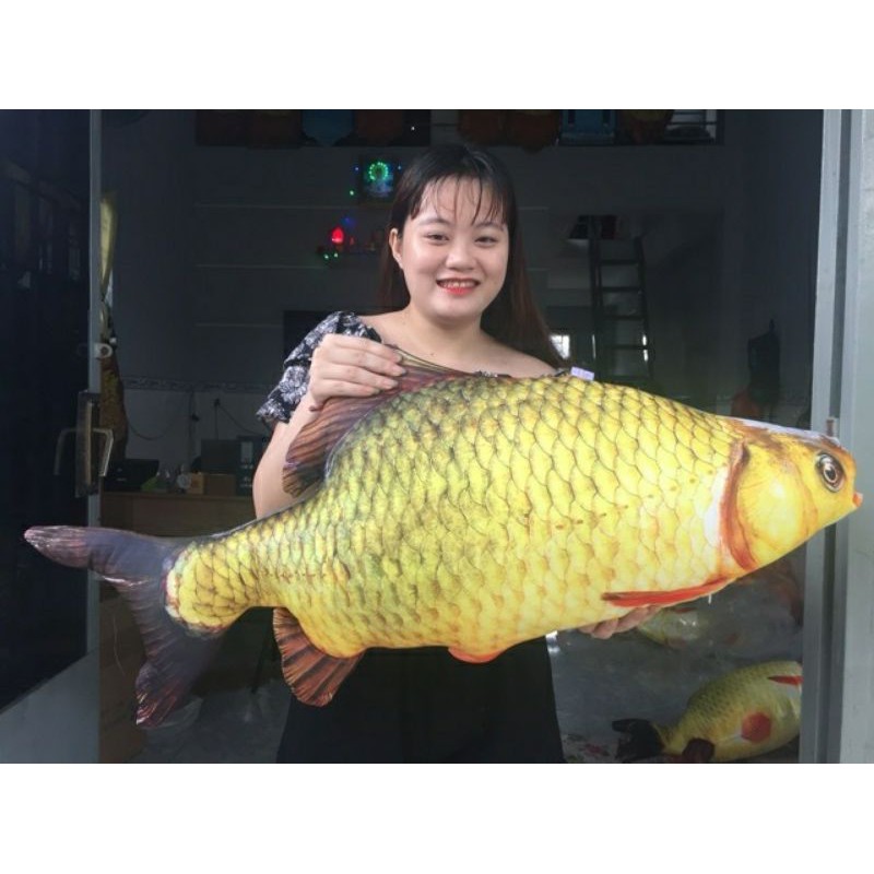 Gối ôm cá chép 3D size lớn
