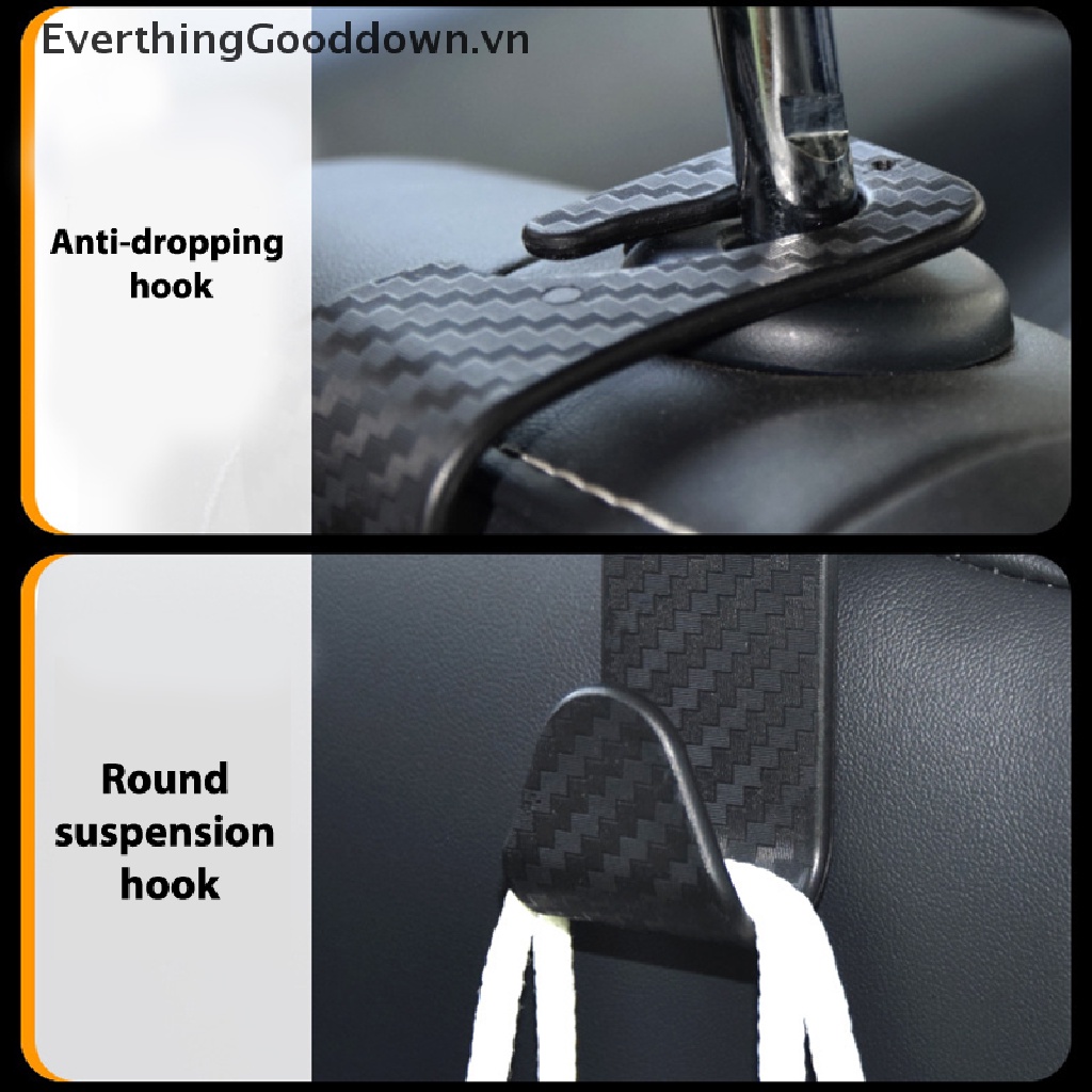 Everthinggooddown 1 Móc Treo Đồ Gắn Sau Lưng Ghế Xe Hơi