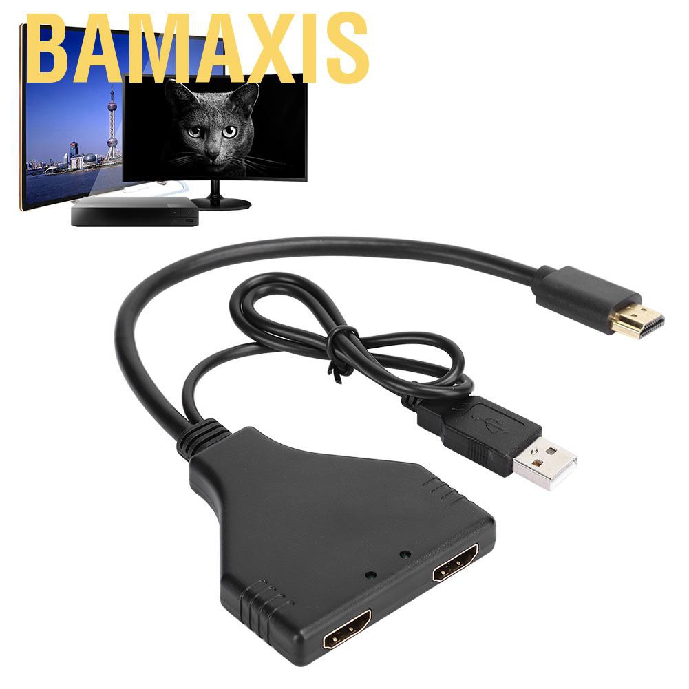 Cáp Chia Bamaxis Hdtv Mạ Vàng 1x2 Male Sang Out