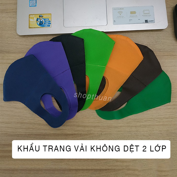 Khẩu Trang 2 Lớp Vải Không Dệt - Size Nam