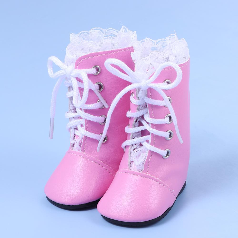 LUOL Giày Boot Thắt Dây Cho Búp Bê 18inch