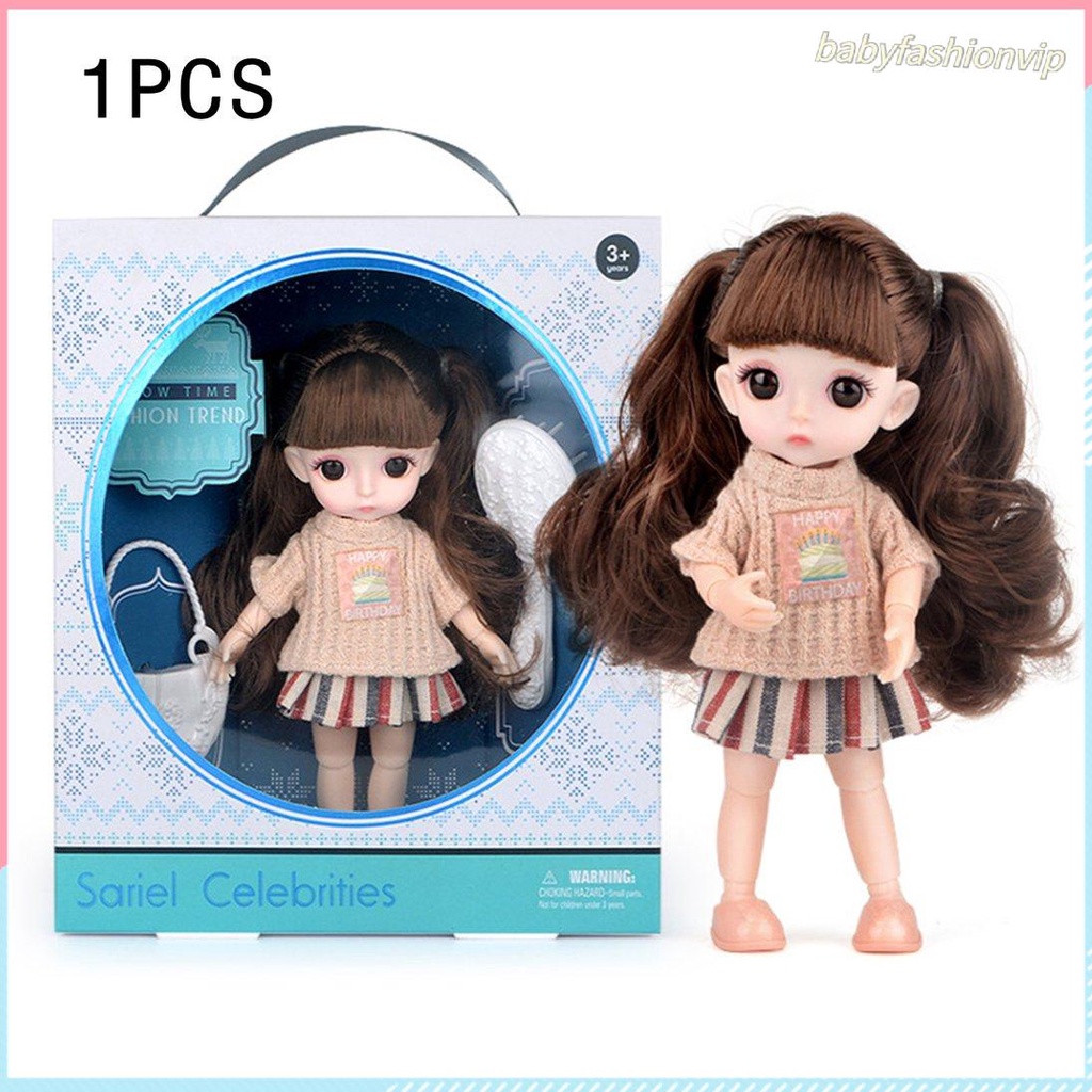 Bộ Quần Áo Thời Trang Mùa Hè Cho Búp Bê Bjd 16cm