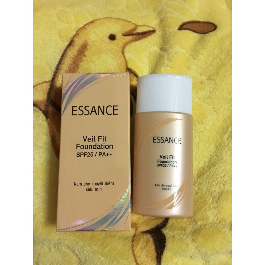Kem che khuyết điểm siêu mịn Essance Veil Fit Foundation SPF25 PA++ 30g