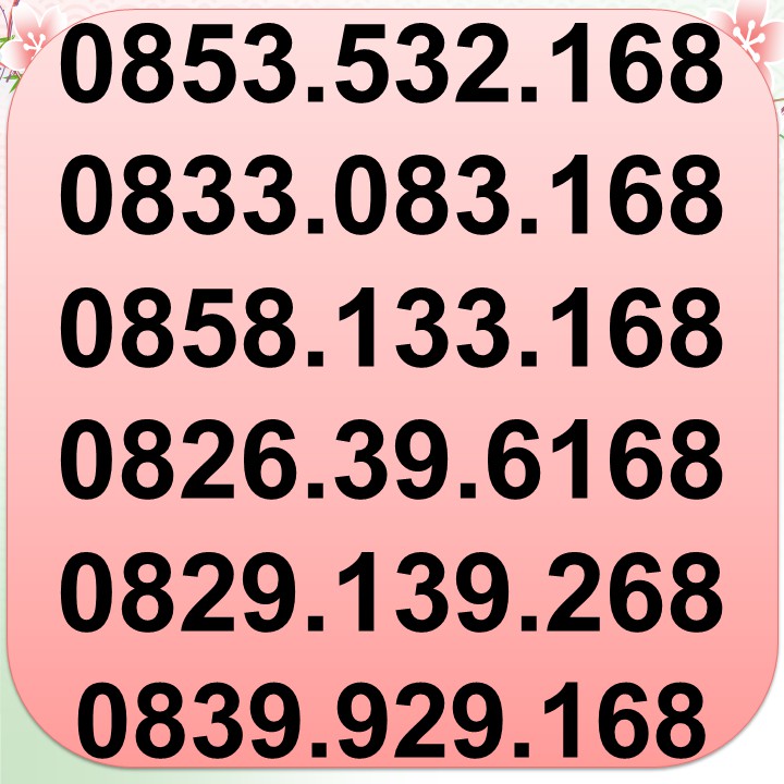 Sim giá rẻ sim vinaphone vina