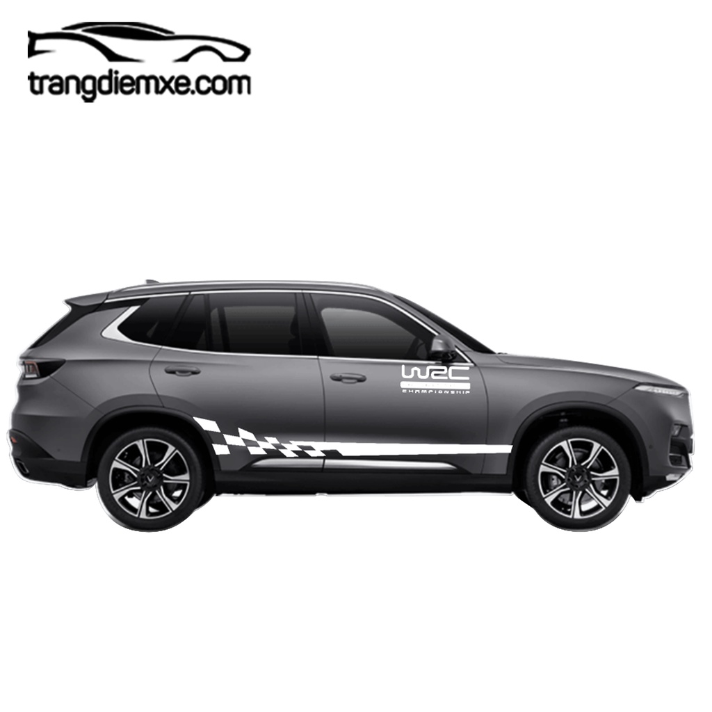 Decal Dán Xe Dạng Lưới Sọc Tem Dán Xe Siêu Cool Ngầu Trangdiemxe Loại Y-33