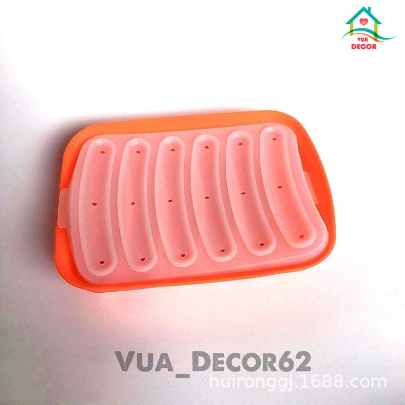 Dụng cụ làm xúc xích, khuôn silicon chịu nhiệt, lạp xưởng cho bé ăn dặm