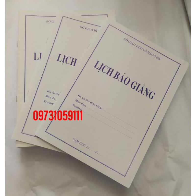 LỊCH BÁO GIẢNG cấp 2,3( 10q)