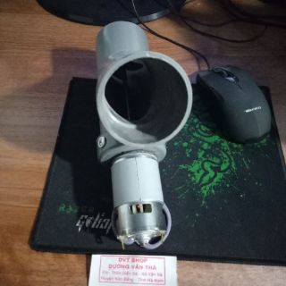 Bơm chế từ motor 775 150w ống phi 60