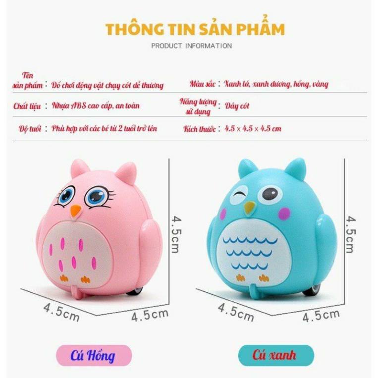 Đồ chơi thú nhỏ chạy dây cót dễ thương- tặng kèm vỏ trứng nếu mua đủ 20 con