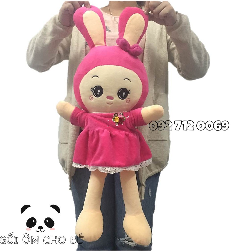 BÚP BÊ GẤU BÔNG CHO BÉ GÁI (60cm) HÌNH THỎ