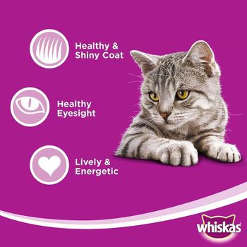 [3kg] Thức Ăn Hạt Cho Mèo Whiskas Trưởng Thành Vị Cá Biển