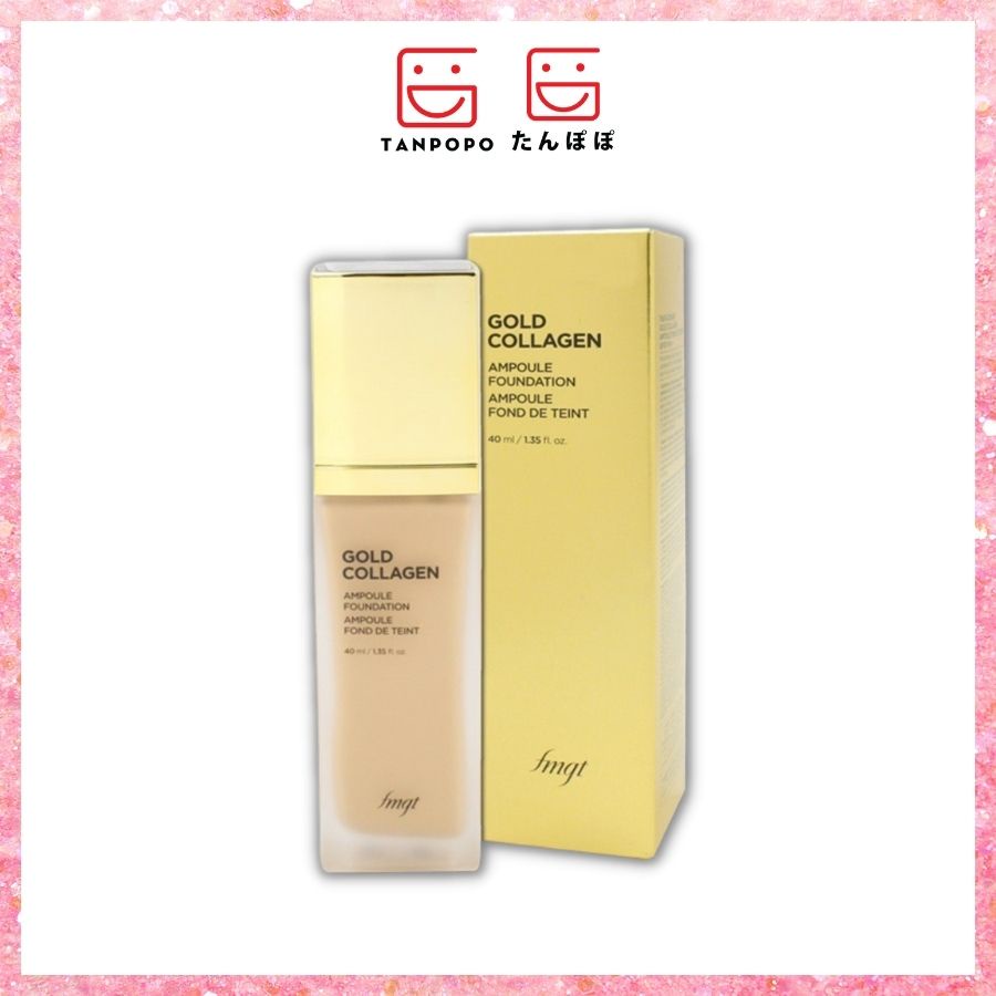 [Chính hãng] Kem Nền The Face Shop Gold Collagen Ampoule Foundation FMGT 40ml - 203