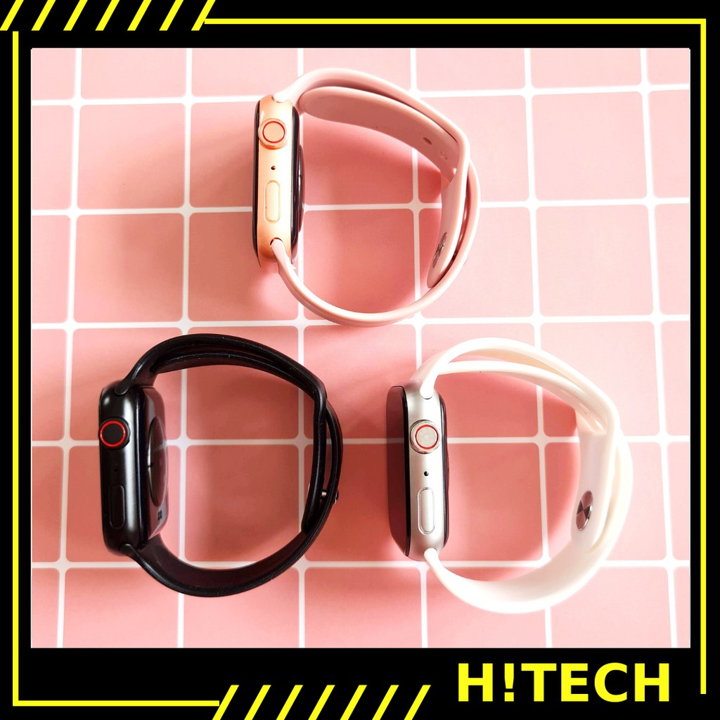 [Mã 44ELSALE2 giảm 7% đơn 300K] Đồng hồ thông minh Series 6smart watch giao diện tổ ong nghe gọi, núm xoay, thay ảnh