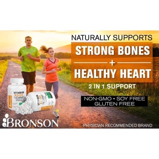 Vitamin K2 + D3 Bronson Mỹ