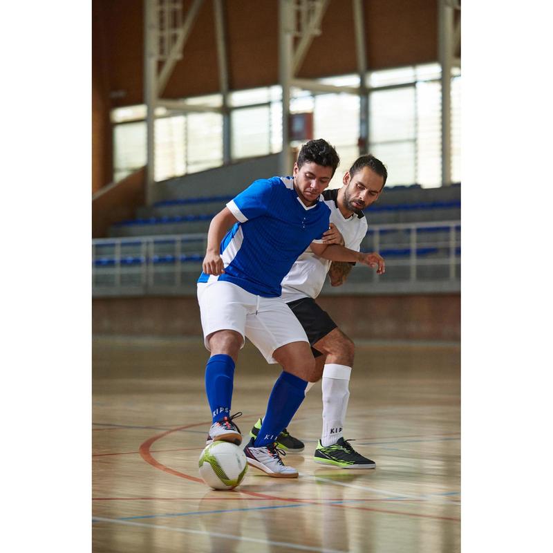 Giàyđá bóng futsal eskudo 500 Decathlon Imviso màu xám