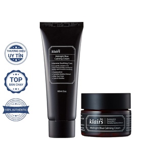 [Có Sẵn] Kem Dưỡng Phục Hồi Da Ban Đêm Klairs Midnight Blue Calming Cream 30ml và 60ml