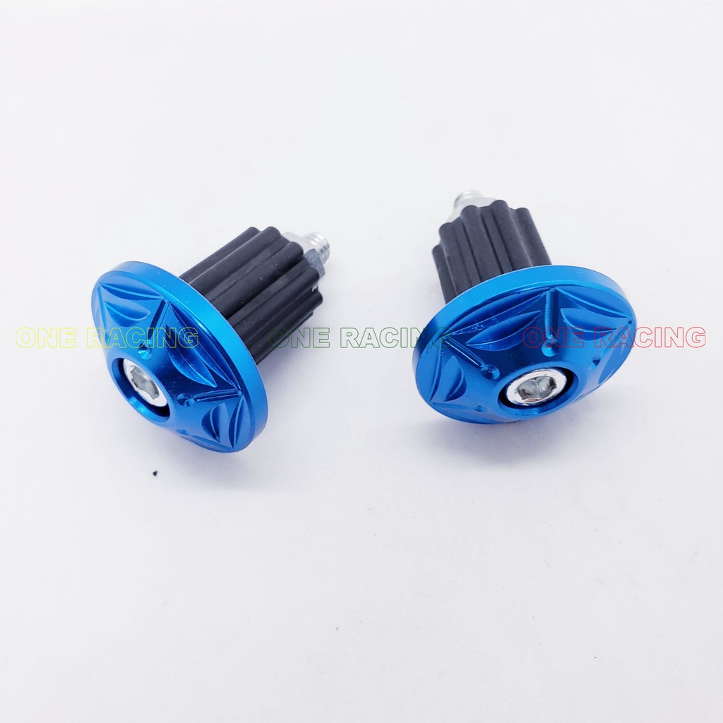2 Gù salaya tay lái nhôm cnc màu lục bảo gắn tất cả dòng xe hiện nay