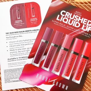 Sample mẫu thử son kem bobbi brown crushed liquid lip