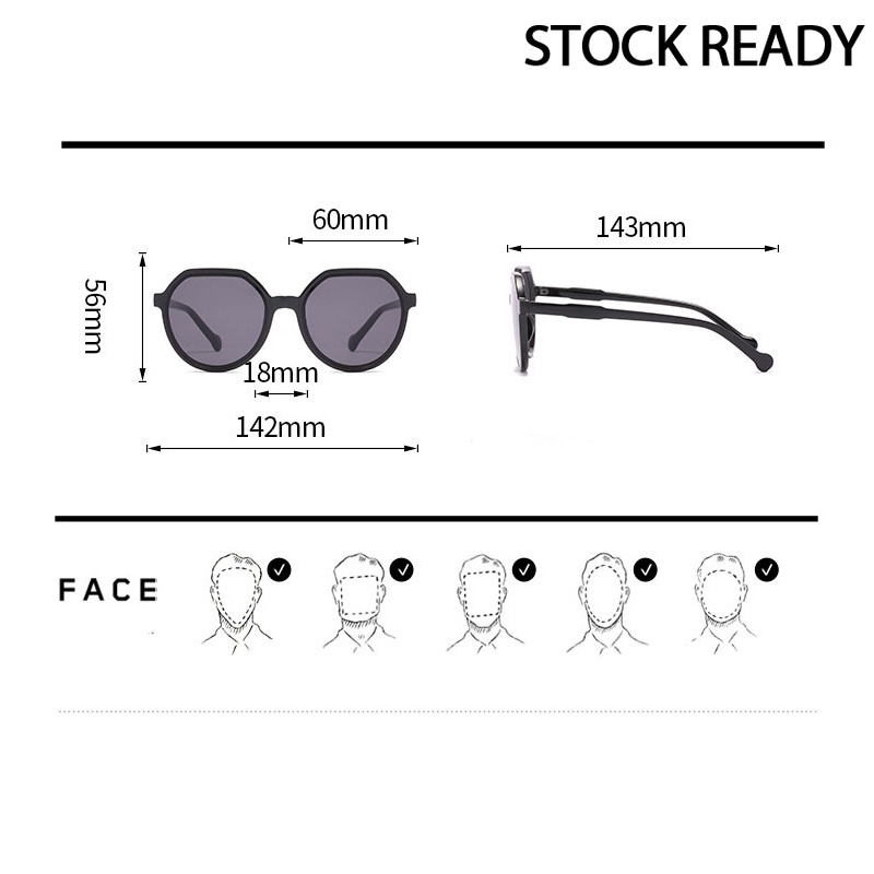 Kính râm gọng tròn chống tia uv400 phong cách hàn quốc thời trang cho nam và nữ