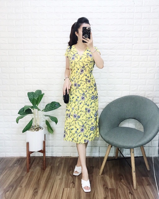 Đầm dáng a hoa vnxk