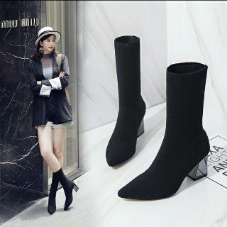 Boot len cổ chun gót gương sang chảnh 2k19
