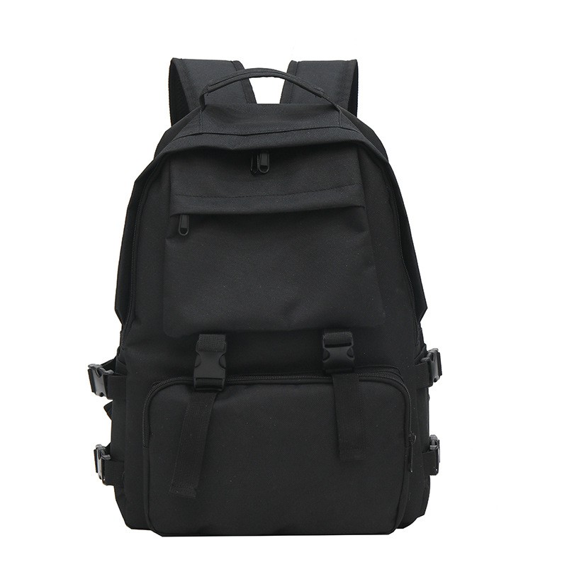 Balo ULLZANG basic BL220, balo thời trang vải oxford, nhiều ngăn có khóa nhựa song long