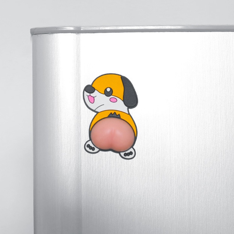 1 Cặp Nhãn Dán 3D Họa Tiết Hoạt Hình Trang Trí Cửa Sổ Xe Hơi DIY