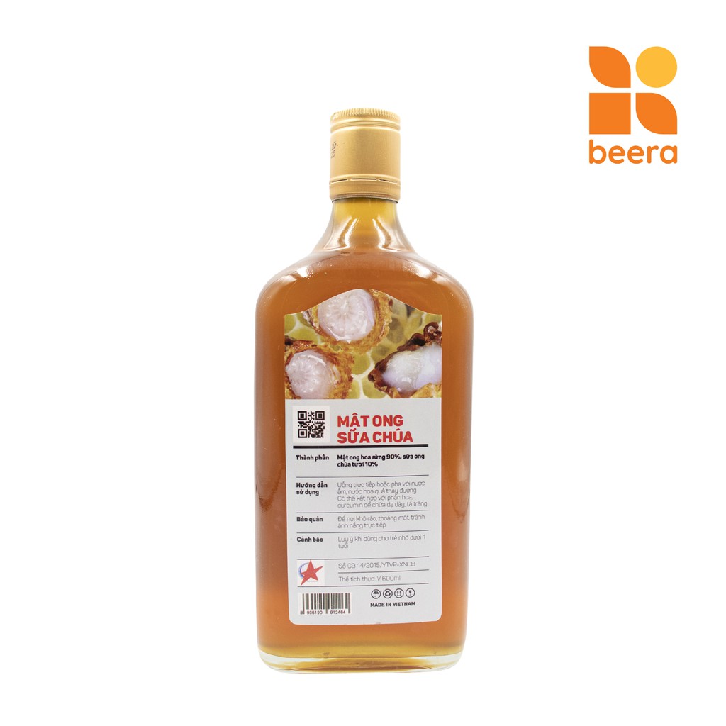 Mật Ong Nguyên Chất Pha Sữa Chúa Honeco Beera dùng cho cả nam và nữ (860g)