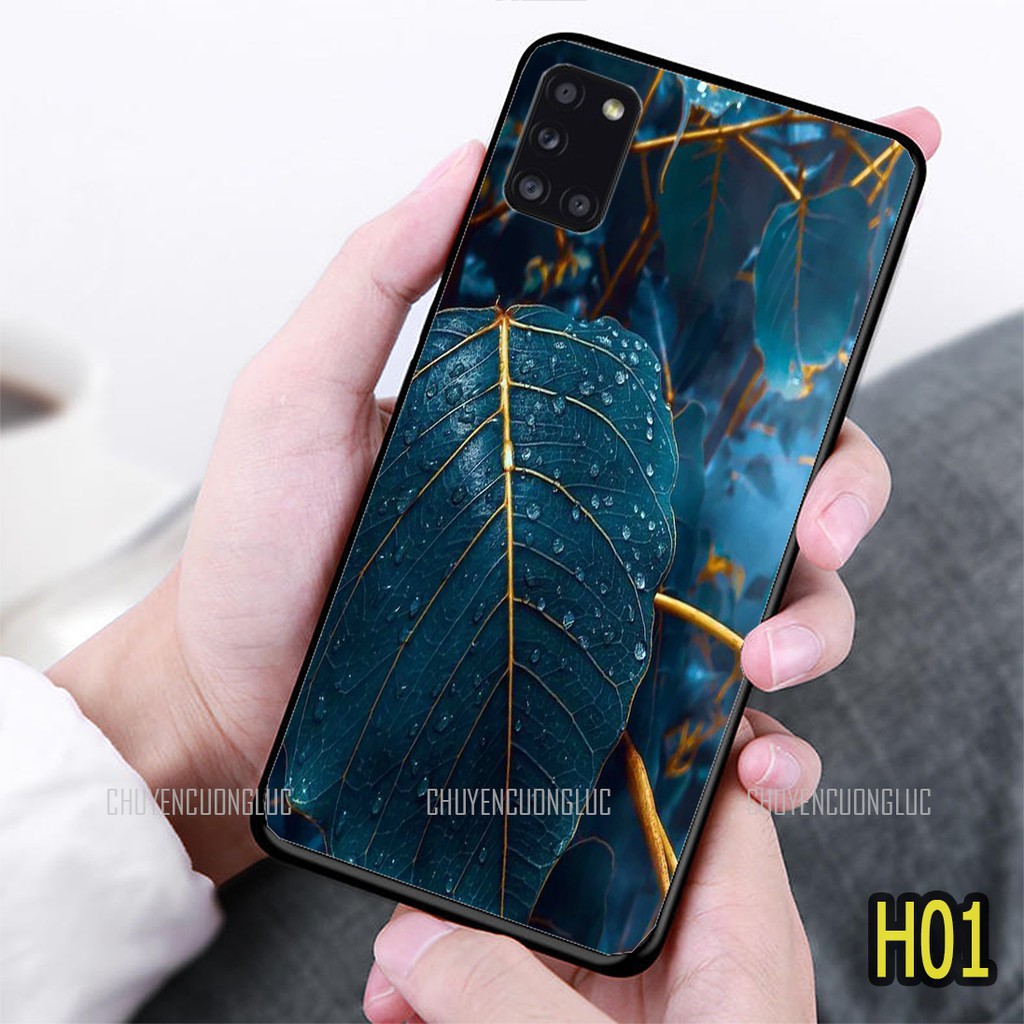 ỐP LƯNG SAMSUNG A02S - A21S - A70 - NOTE 10 LITE - A50/A50S/A30S IN HÌNH HOA LÁ