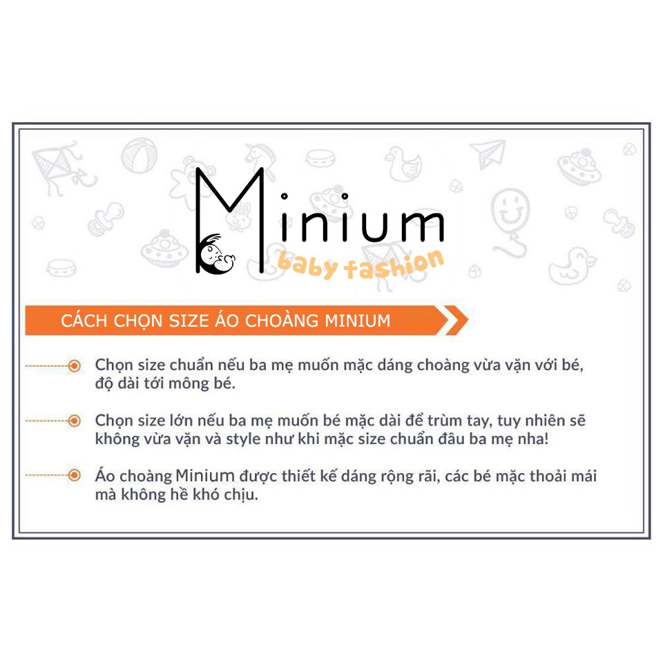 Minium-Áo Choàng Chống Nắng Cho Bé Chất Liệu Cotton Họa Tiết Hội Thoại, Áo Choàng Cánh Dơi Ponchoni,Áo Choàng Cho Bé Gái