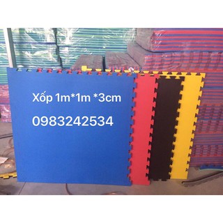 THẢM XỐP THỂ THAO 1M X 1M DÀY 3CM