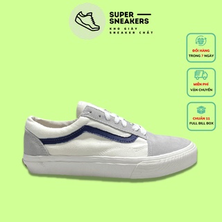 Giày thể thao 𝗩𝗮𝗻𝘀 Vault Old Skool Màu Xanh Navi - Giày nam nữ 𝗩𝗮𝗻𝘀 Vault Old Skool Full bill box