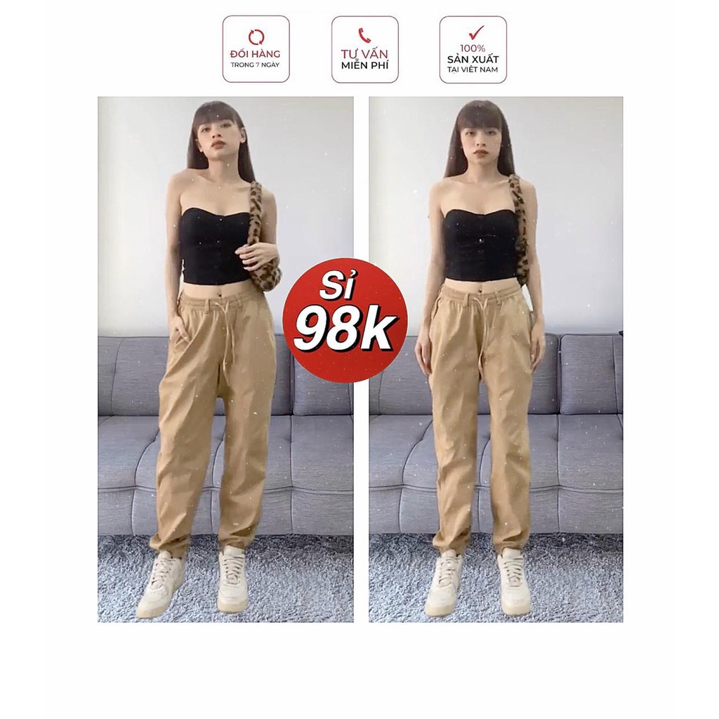 QUẦN JOGGER KAKI NỮ (CARGO PANT) #AGE2X phong cách năng động trẻ trung cho mọi cô gái - Hàng nhập khẩu
