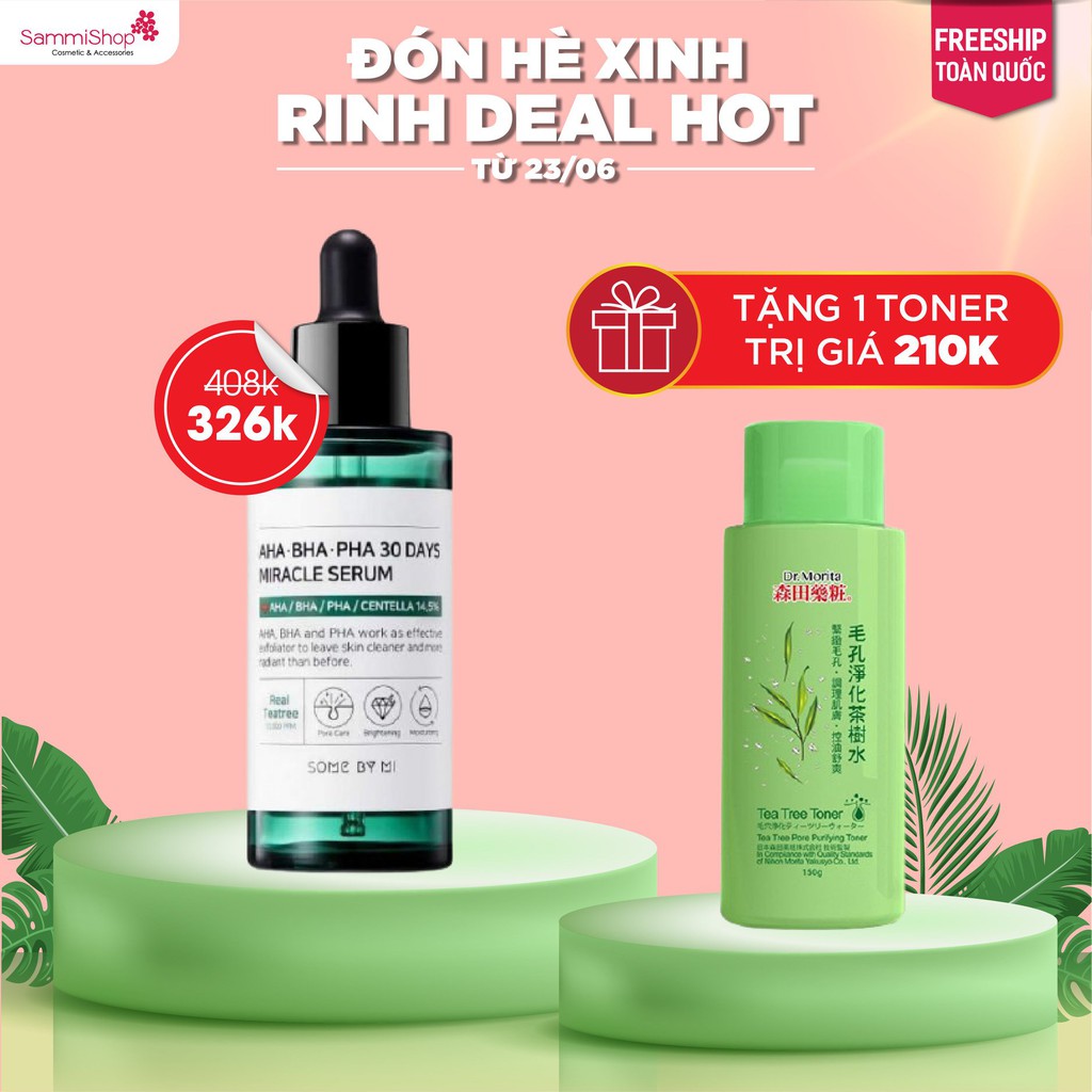 Tinh chất ngăn ngừa mụn 30days SOME BY MI AHA-BHA-PHA 30 DAYS MIRACLE SERUM 50ML